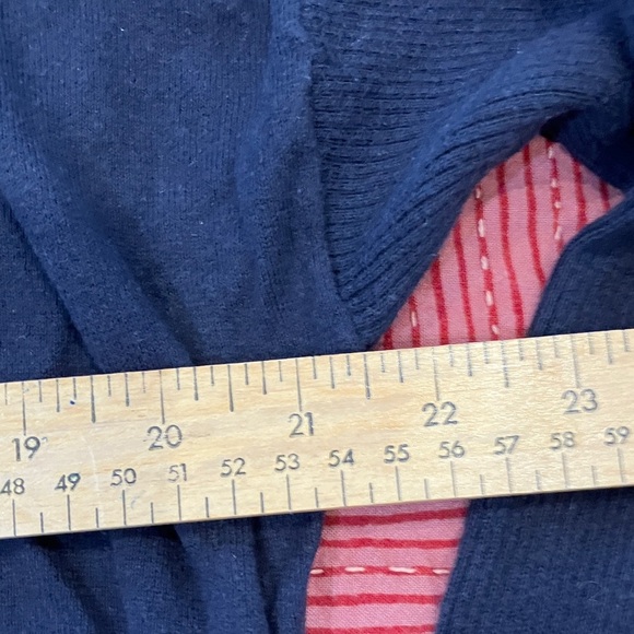 Esprit organic cotton women’s size small Open Front Cardigan - navy blue - Picture 8 of 12